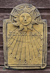 Tempus Fugit Sundial Plaque