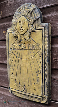 Tempus Fugit Sundial Plaque