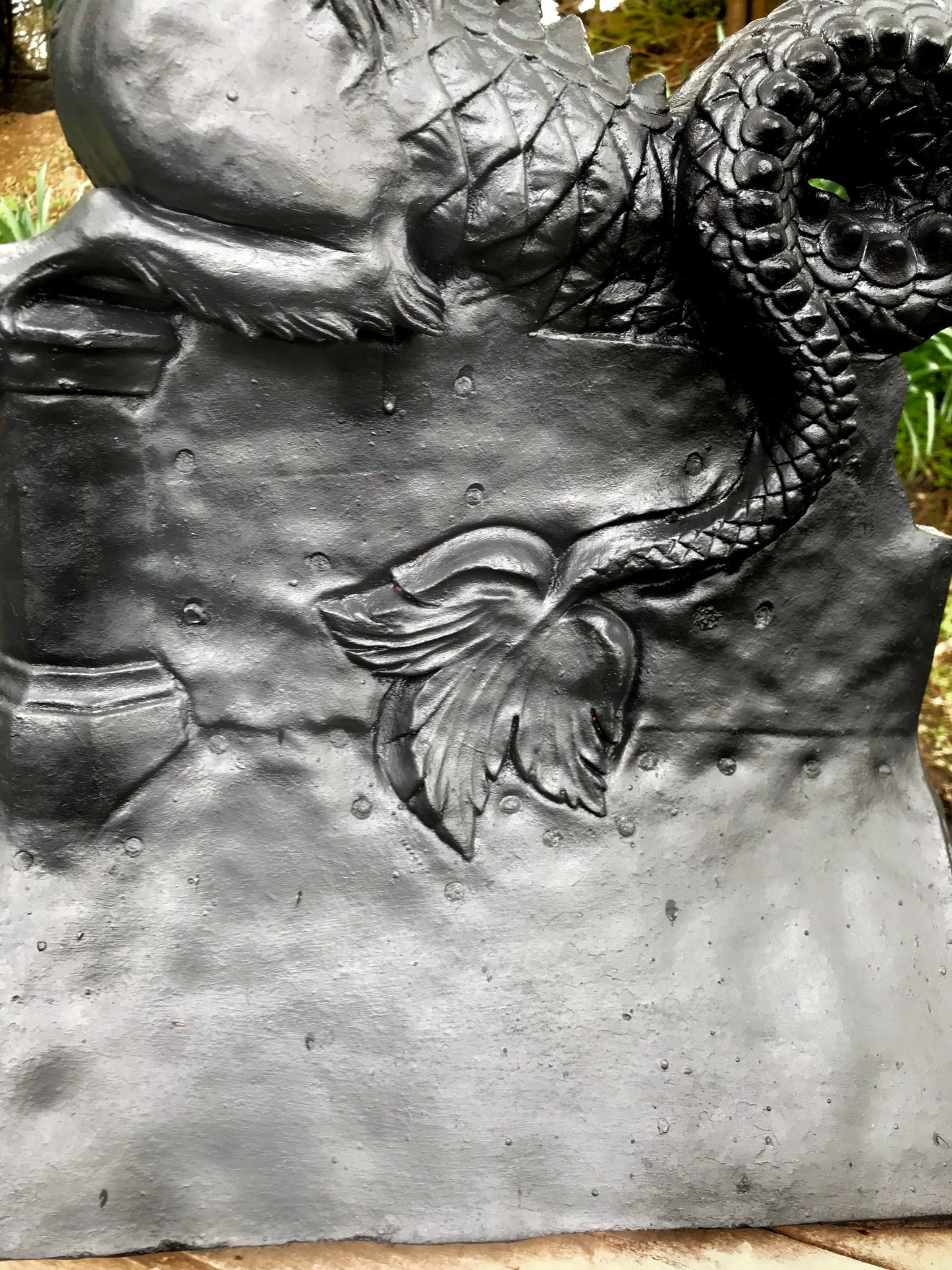 Two Headed Horse Angled Roof Finial