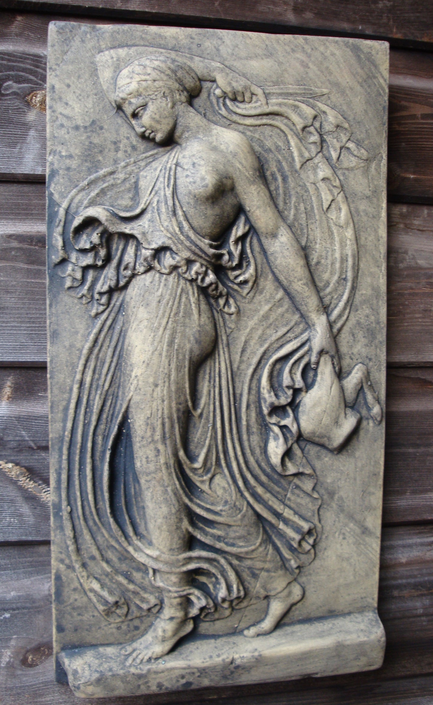 Set of 3 Classical Wall Plaques of Female Figures