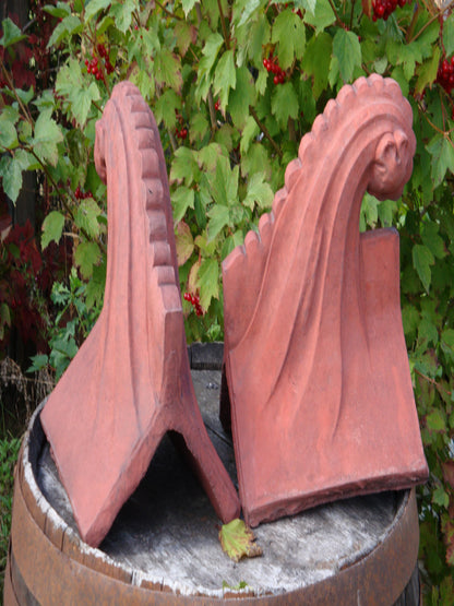 Wave Angled Roof Finial
