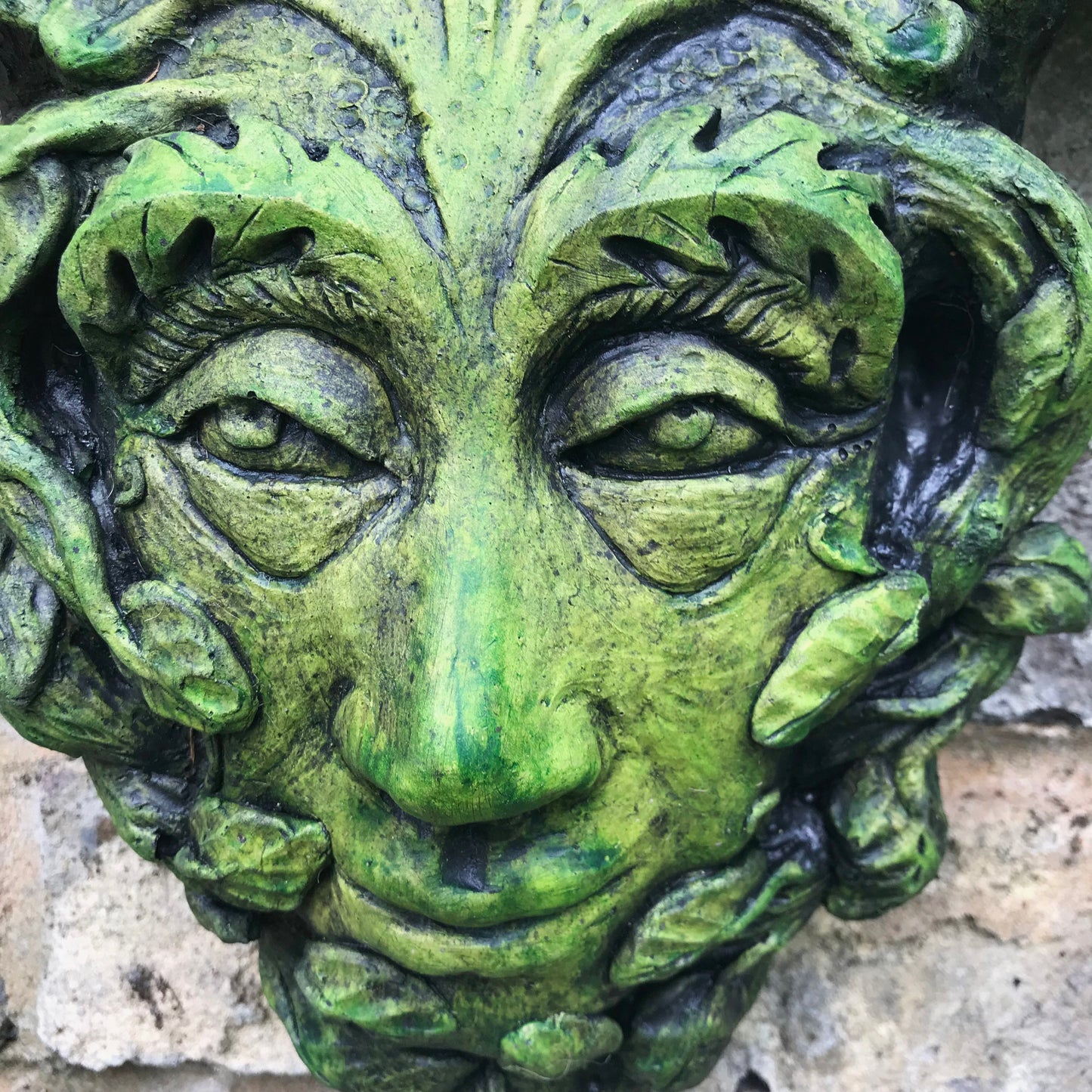 Weed Green Man Plaque