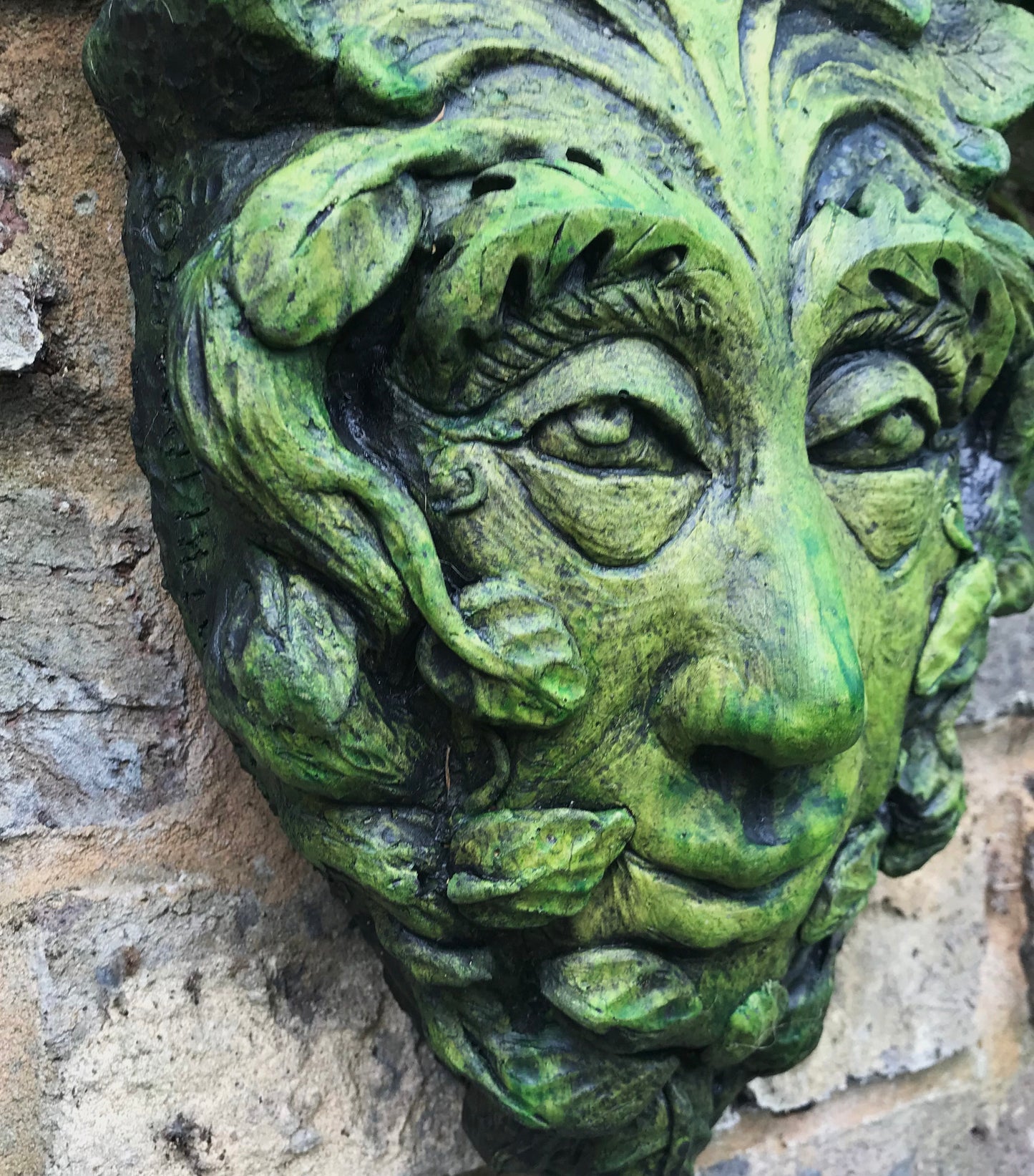 Weed Green Man Plaque