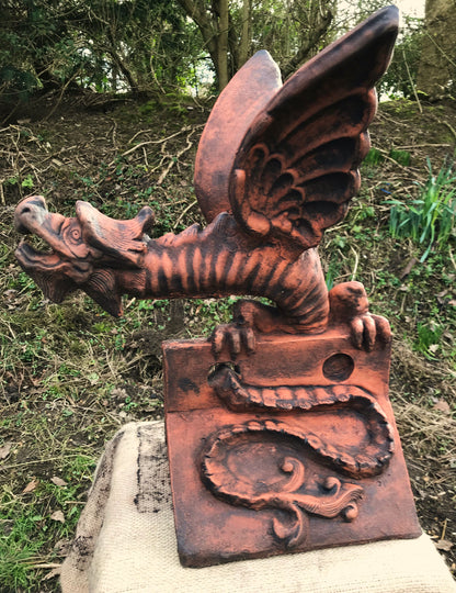 Welsh Dragon Angled Roof Finial