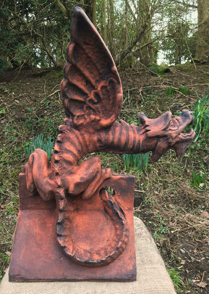 Welsh Dragon Angled Roof Finial