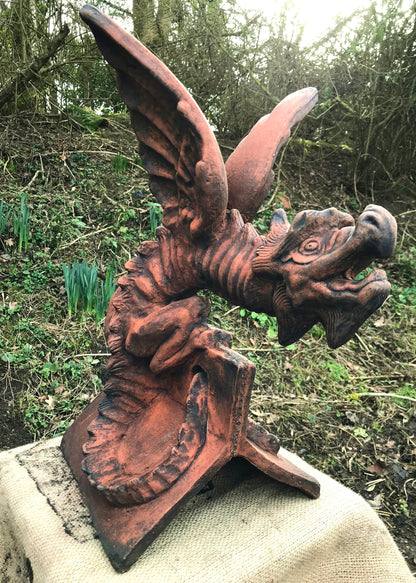 Welsh Dragon Angled Roof Finial