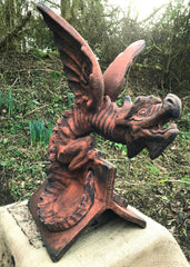 Welsh Dragon Angled Roof Finial