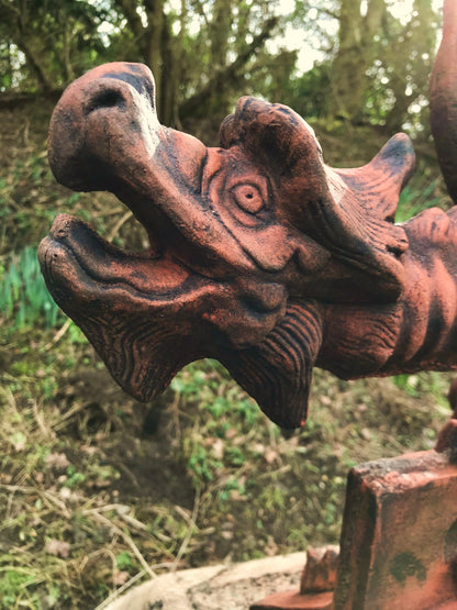 Welsh Dragon Angled Roof Finial