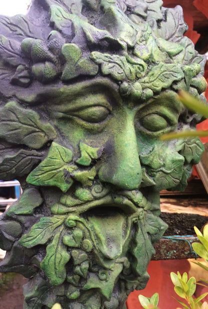 Westlake Large Green Man Plaque