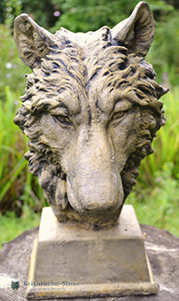 Wolf Head Bust