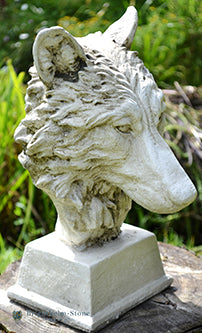 Wolf Head Bust