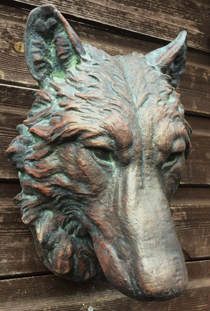 Wolf Head Plaque