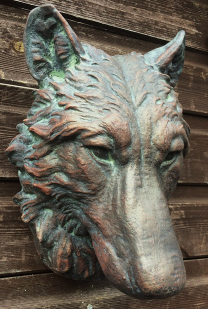 Wolf Head Plaque
