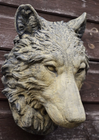Wolf Head Plaque