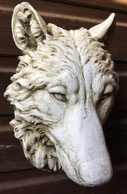Wolf Head Plaque
