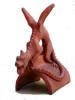 Small Brighton Dragon Half Round Roof Finial