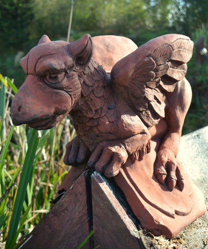 Griffin Large Angled Roof Finial