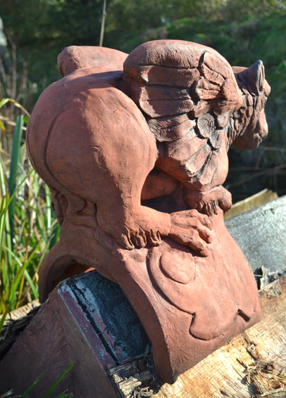 Griffin Large Half Round Roof Finial