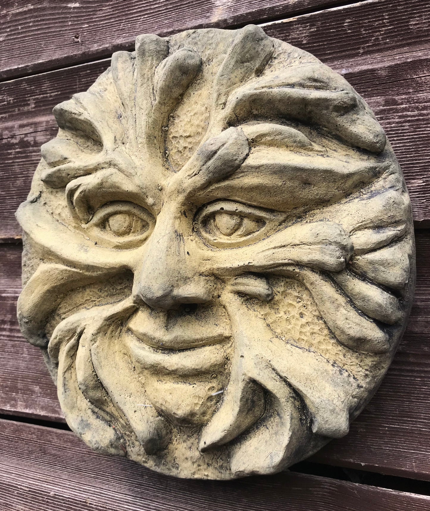 Medieval Large Green Man Plaque