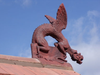 Brighton Dragon Large Angled Roof Finial