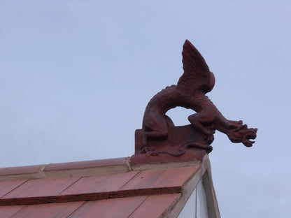 Brighton Dragon Large Angled Roof Finial