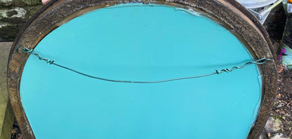 Wood Arched Window Mirror