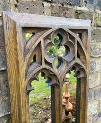 Wood Gothic Mirror