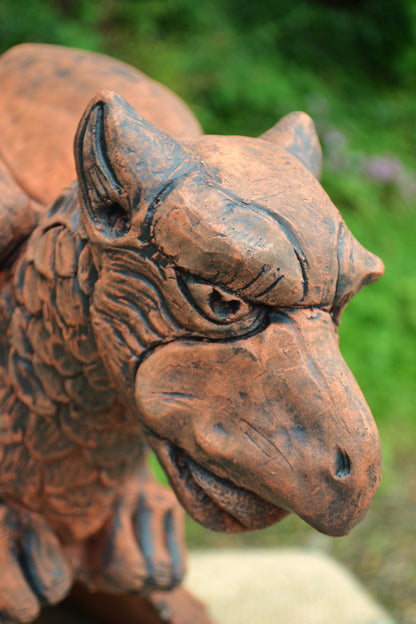 Griffin Large Half Round Roof Finial