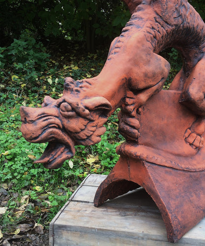 Brighton Dragon Large Round Roof Finial