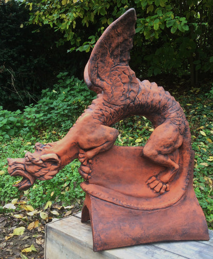 Brighton Dragon Large Round Roof Finial