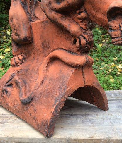 Brighton Dragon Large Round Roof Finial